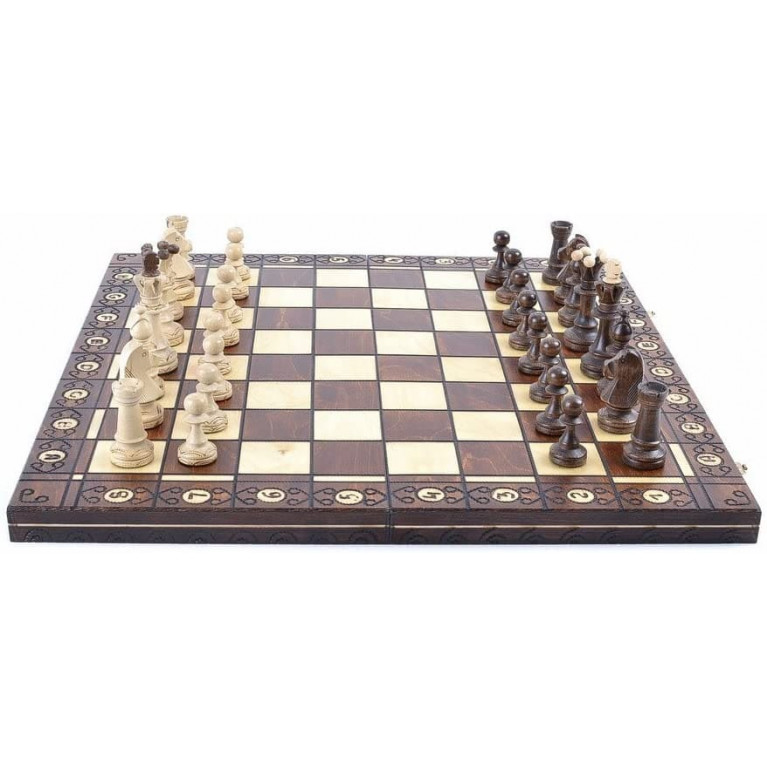 Összecsukható fa sakk 490*490 PL135